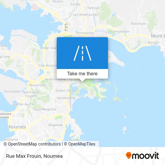 Rue Max Frouin map