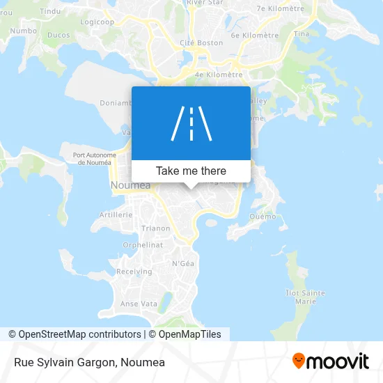 Rue Sylvain Gargon map