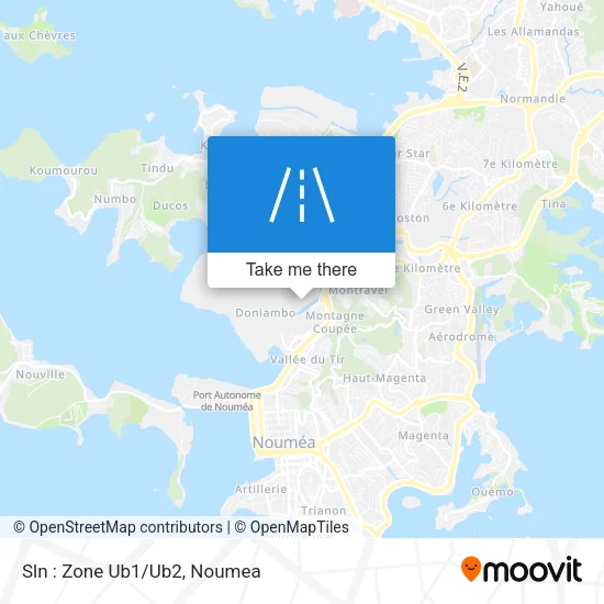 Sln : Zone Ub1/Ub2 map