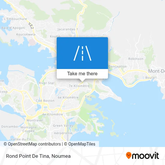 Rond Point De Tina map