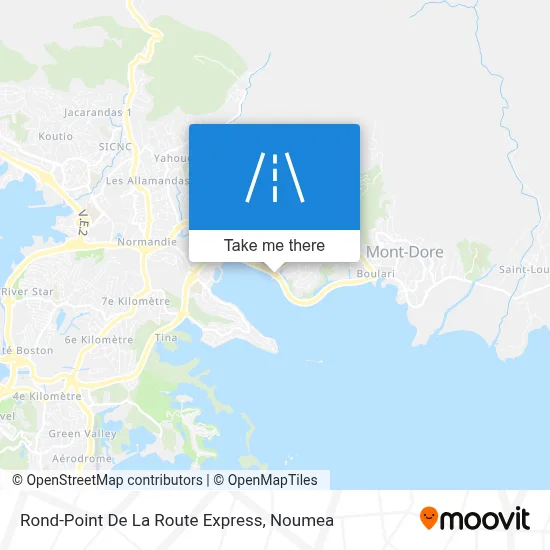 Rond-Point De La Route Express map