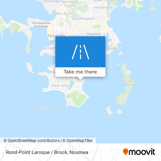 Rond-Point Laroque / Brock map