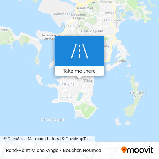 Rond-Point Michel-Ange / Boucher map