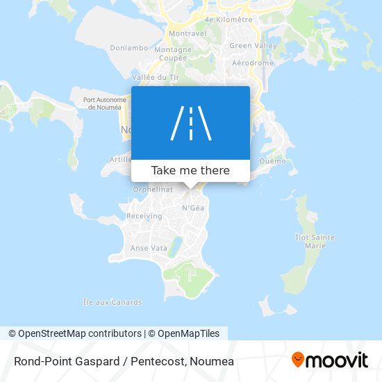 Rond-Point Gaspard / Pentecost map