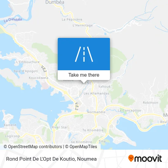 Rond Point De L'Opt De Koutio map