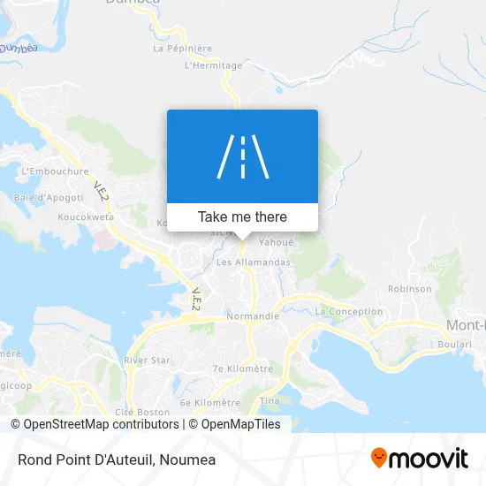 Rond Point D'Auteuil map