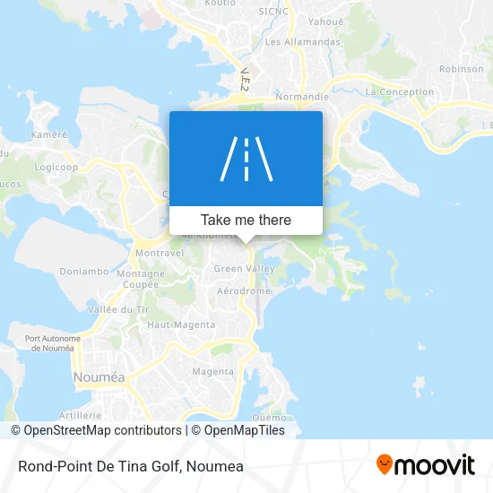 Rond-Point De Tina Golf map
