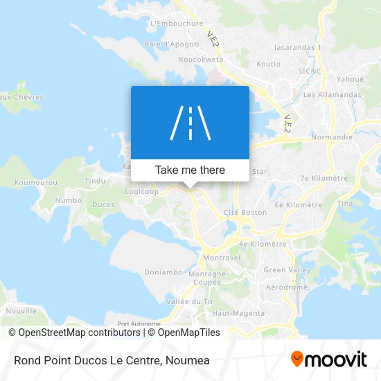 Rond Point Ducos Le Centre map