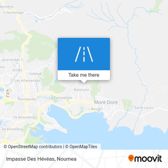 Impasse Des Hévéas map