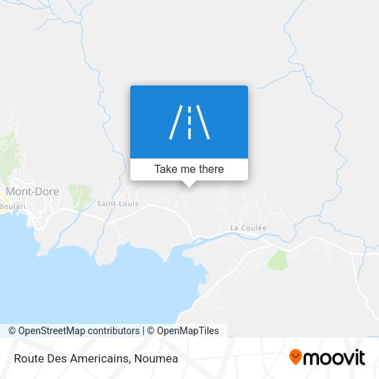 Route Des Americains map