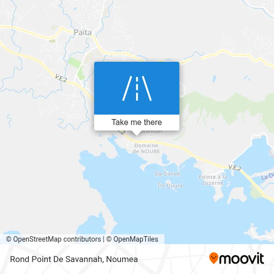 Rond Point De Savannah map