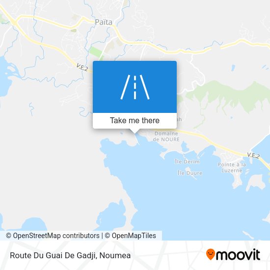 Route Du Guai De Gadji map