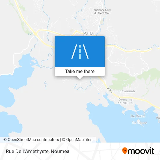 Rue De L'Amethyste map