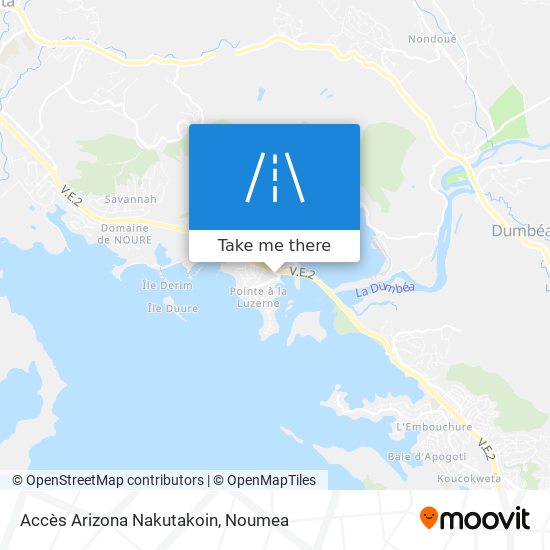 Accès Arizona Nakutakoin map