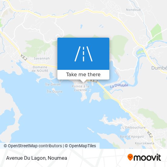 Avenue Du Lagon map