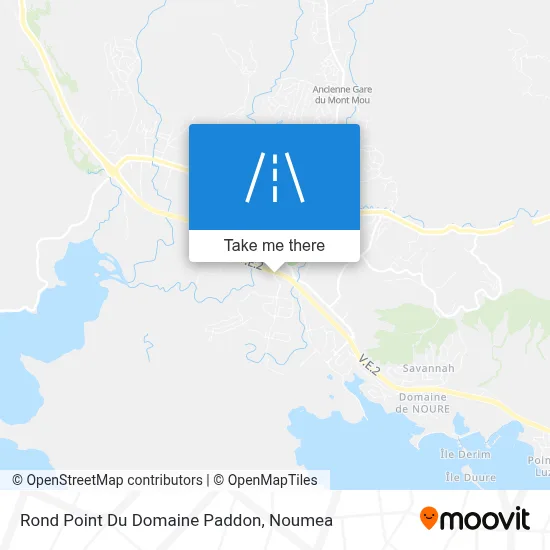 Rond Point Du Domaine Paddon map