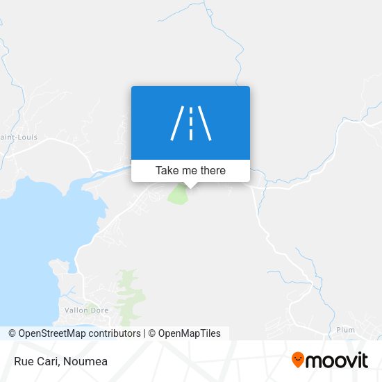 Rue Cari map