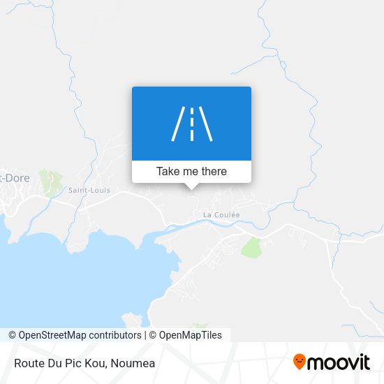 Route Du Pic Kou map
