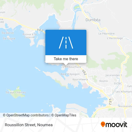 Rue Du Roussillon map