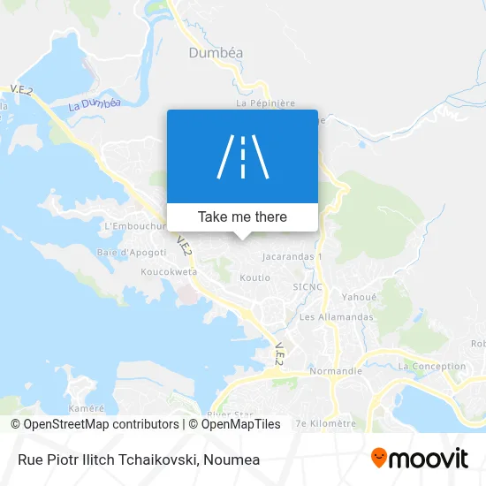 Rue Piotr Ilitch Tchaikovski map