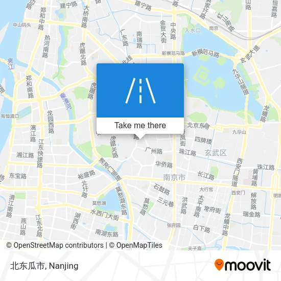 北东瓜市 map