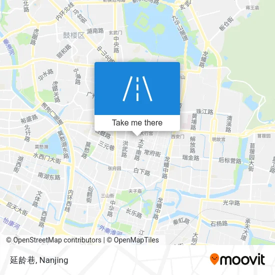 延龄巷 map