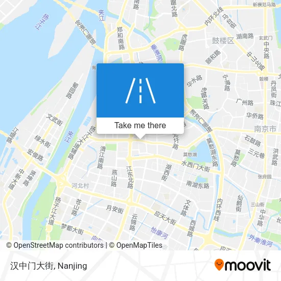 汉中门大街 map