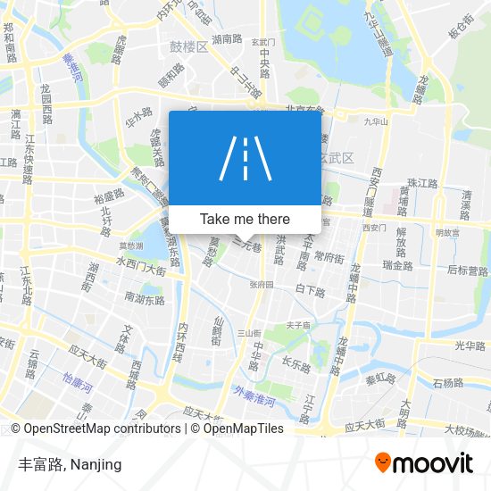 丰富路 map