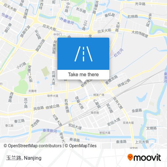 玉兰路 map