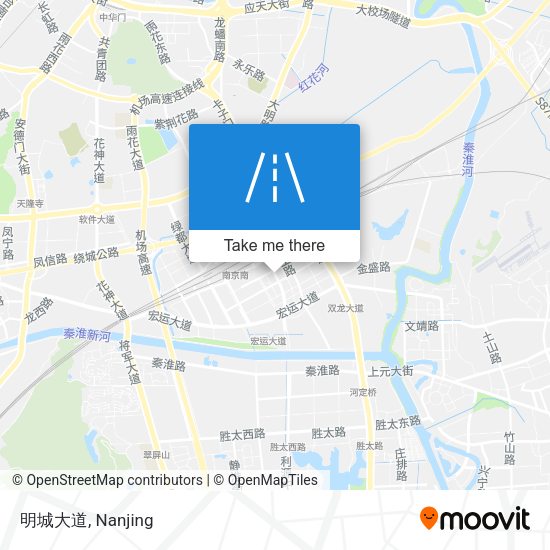 明城大道 map
