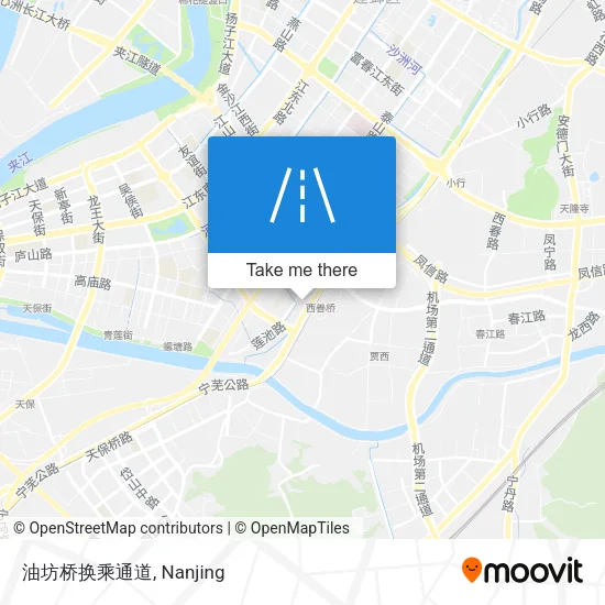 油坊桥换乘通道 map
