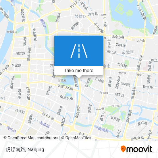 虎踞南路 map