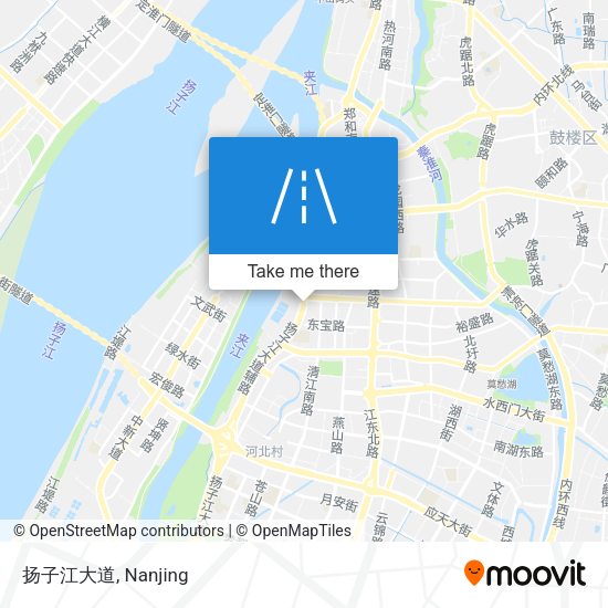 扬子江大道 map
