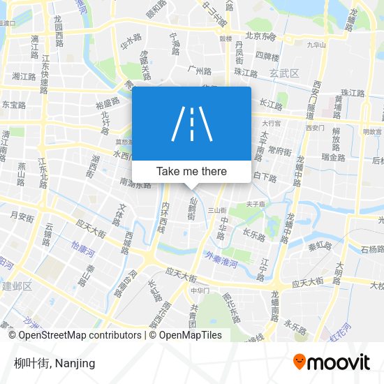 柳叶街 map