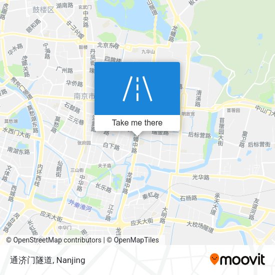 通济门隧道 map