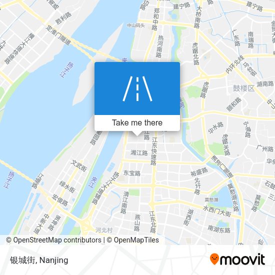 银城街 map
