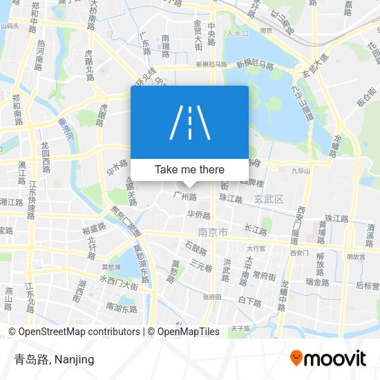 青岛路 map
