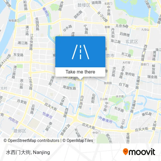 水西门大街 map