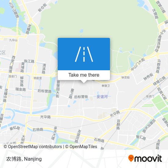 农博路 map