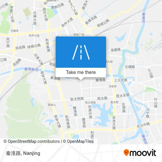 秦淮路 map