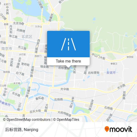 后标营路 map