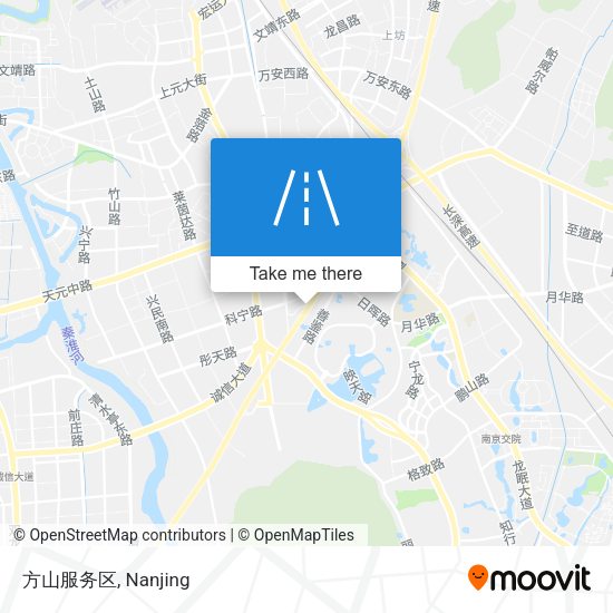 方山服务区 map