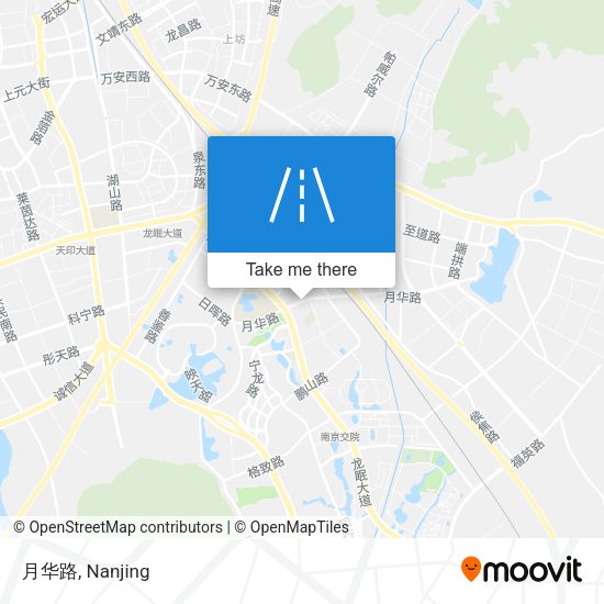 月华路 map