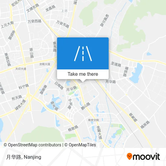 月华路 map