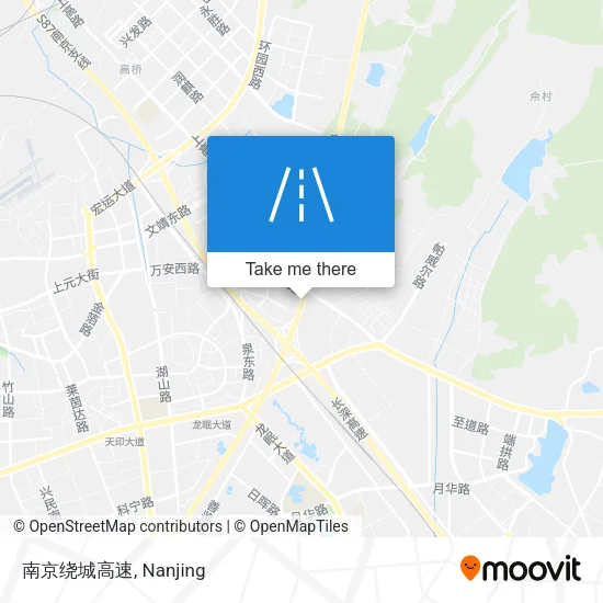 南京绕城高速 map