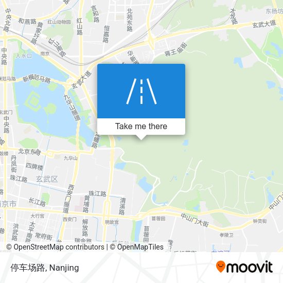 停车场路 map
