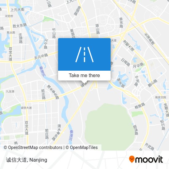诚信大道 map