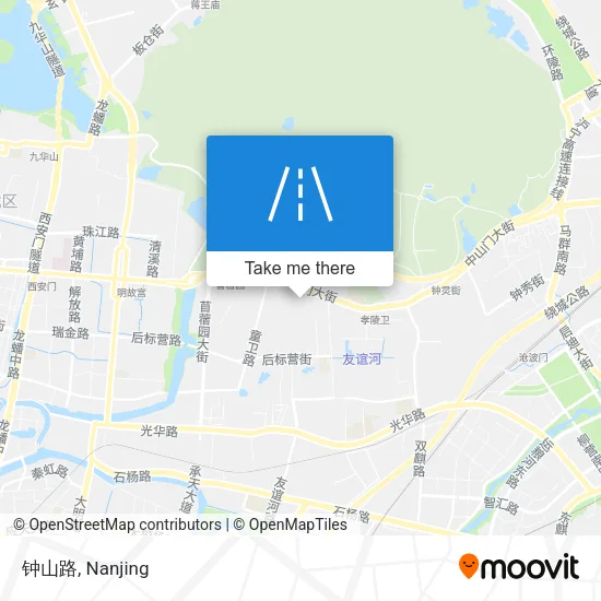 钟山路 map