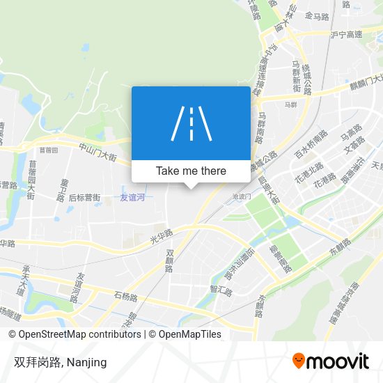 双拜岗路 map