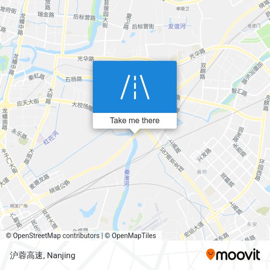 沪蓉高速 map